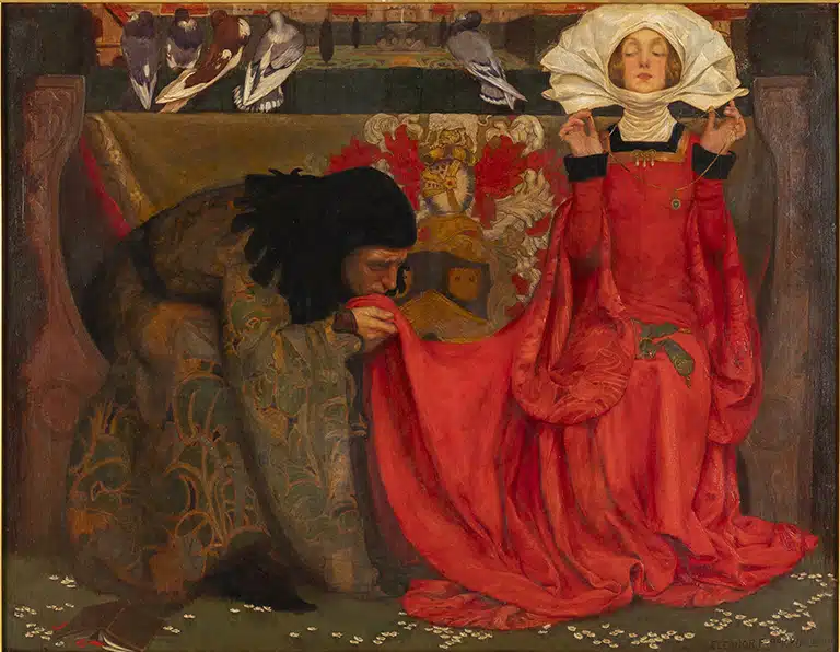 Eleanor Fortescue Brickdale El pálido semblante del amor verdadero, 1899