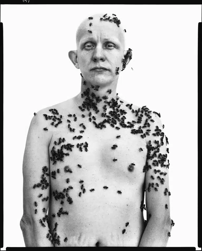 Richard Avedon Ronald Fischer, beekeeper, Davis, California, May 9, 1987