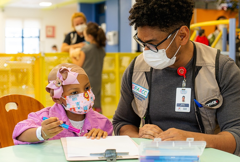 Servicio escolar en Hospital GRAACC