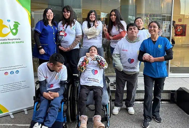 Las Escuelas Hospitalarias Salomón, en Chile, apoyan a pacientes en edad escolar