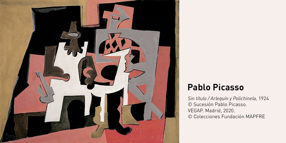 Sin título / Arlequín y Polichinela by Picasso - Fundación MAPFRE