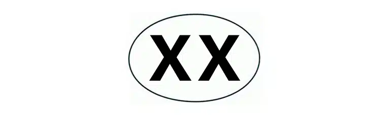 Señal V-8 Señal V-7. Vehículo de nacionalidad extranjera